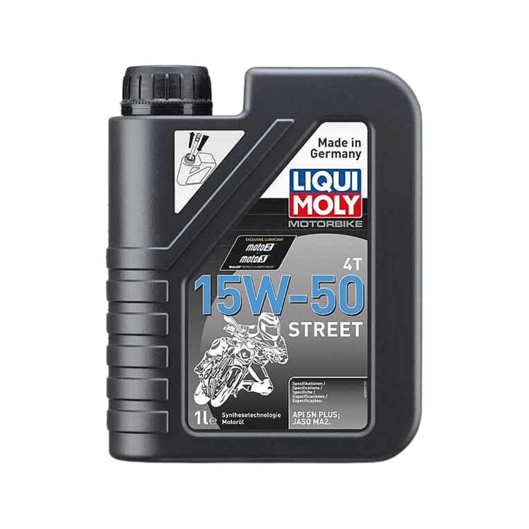 Liqui Moly Street 15W50 4T Engine Oil for Motorcycles | Fully Synthetic High Performance Bike Engine Oil