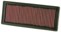 K&N 33-2945 Performance Air Filter For Audi ,Volkswagen & Skoda | Reusable High Flow Filter
