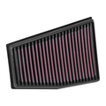 K&N 33-3032 Right Side Washable Racing Air Filter for Audi RS5
