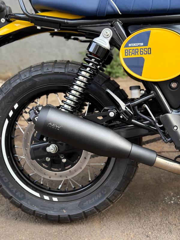 AEW Exhaust for Royal Enfield Bear 650 | Free Flow Performance Silencer
