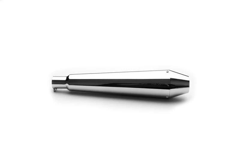 AEW TE 101 Megaphone Exhaust for Interceptor 650 & GT 650 Steel Chrome- AEW