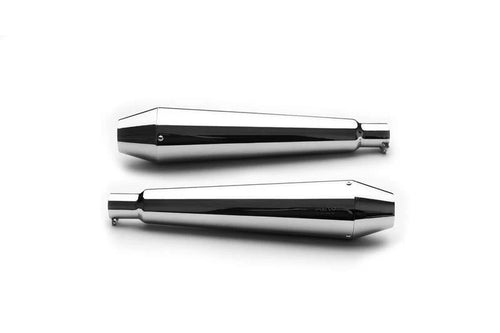 AEW TE 101 Megaphone Exhaust for Interceptor 650 & GT 650 Steel Chrome- AEW