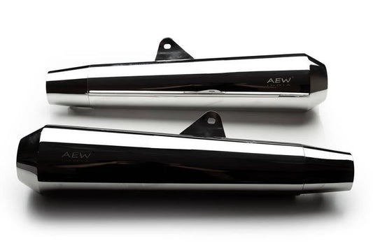 AEW TE 103 Exhaust for Royal Enfield Interceptor 650 & Continental GT 650 | Premium Free Flow Performance Exhaust