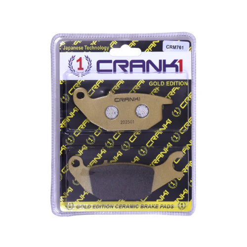 CRM761 High Performance Ceramic Brake Pads by Crank1