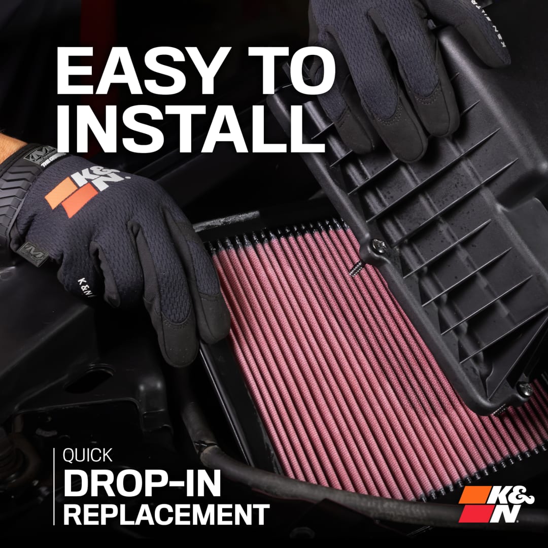 K&N E-1983 Premium High Airflow Intake Filter For Audi , Volkswagen & Skoda