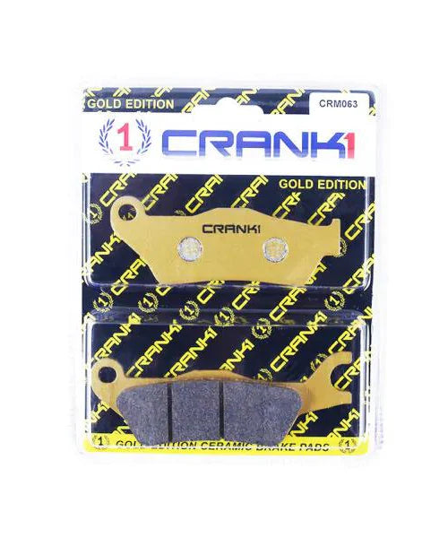 Crank1 CRM063 Ceramic Brake Pads | High Performance Motorcycle Brake Pads for Superior Stopping Power