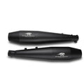 Red Rooster Performance Stellar Black Color Exhaust For Royal Enfield Continental GT 650 & Interceptor 650 | SS304 Slip-On Exhaust
