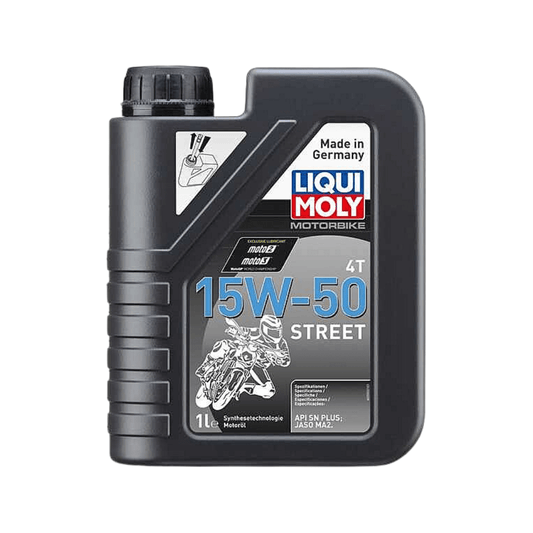 Liqui Moly Street 15W50 4T Engine Oil for Motorcycles | Fully Synthetic High Performance Bike Engine Oil