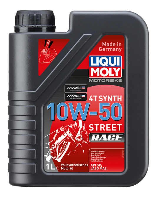 Liqui Moly 10W50 Street Race Fully Synthetic Motorcycle Engine Oil