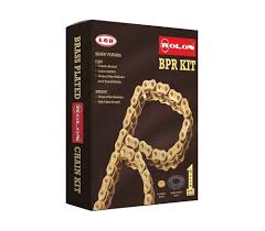 Rolon Brass Chain Kit for Bajaj Pulsar NS400Z | Heavy Duty Drive Chain Replacement for Pulsar NS400