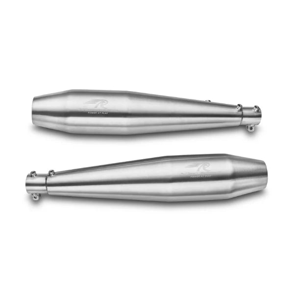 Red Rooster Performance Stellar Matte Exhaust for Royal Enfield Continental GT 650 & Interceptor 650 | SS304 Slip-On Exhaust