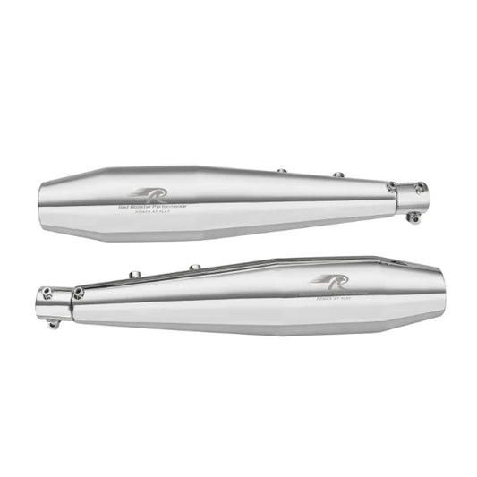 Red Rooster Performance Stellar Polish Exhaust for Royal Enfield Continental GT 650 & Interceptor 650 | SS304 Slip-On Exhaust